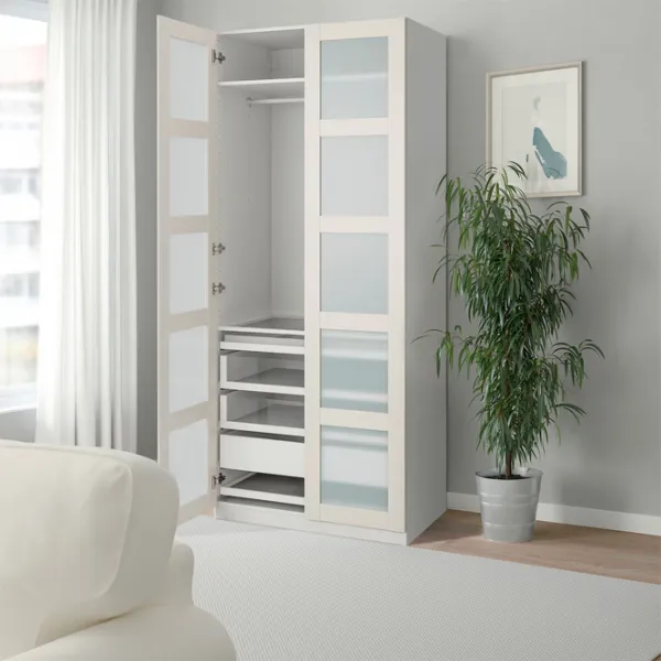 Dulap Ikea Pax/Bergsbo 100 x 60 x 236.4 / DSP / Alb photo 2