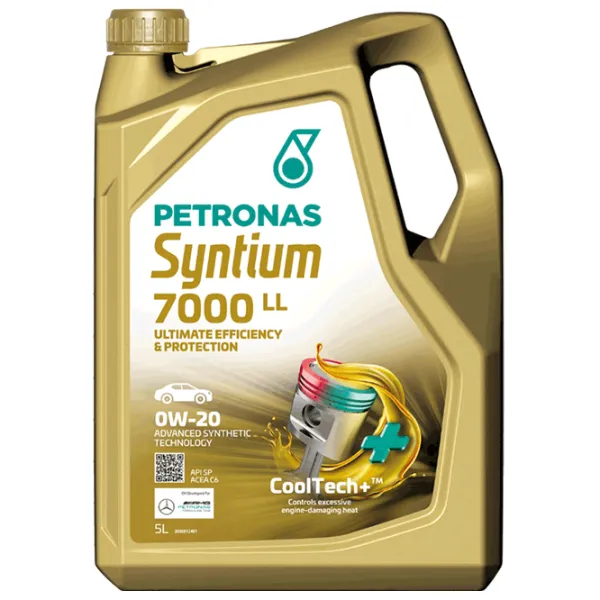 Ulei de motor PETRONAS SYNTIUM 7000 LL 0W-20 5l sintetic photo 1