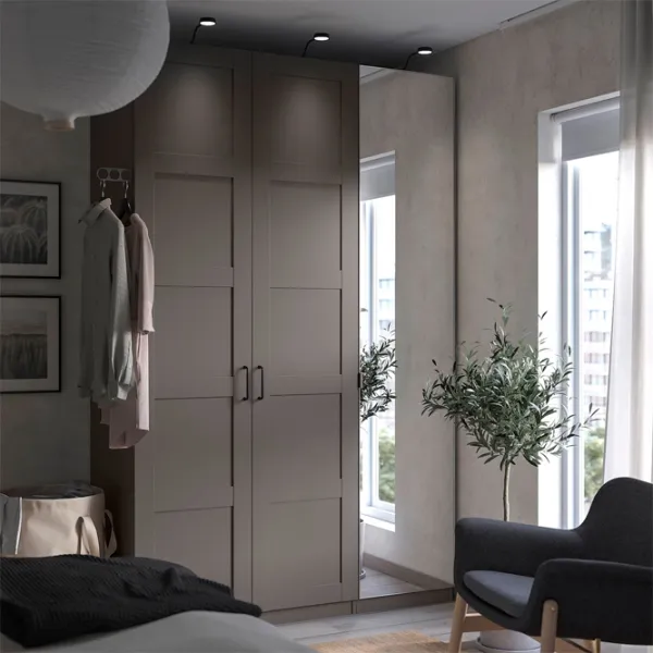 Dulap Ikea Pax/Bergsbo/Aheim 150 x 60 x 236.4 / DSP / Gri închis photo 3