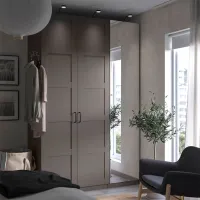 Dulap Ikea Pax/Bergsbo/Aheim 150 x 60 x 236.4 / DSP / Gri închis photo 3