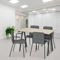 Офисный стол Ikea Trotten/Laktare ДСП/ Коричневый photo 7