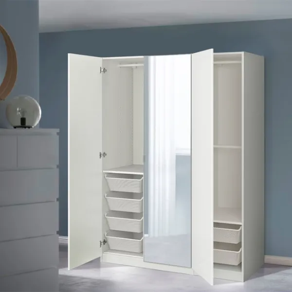 Шкаф Ikea Pax/Fardal/Aheim 150 x 60см x 201.2 / ДСП / Белый photo 2