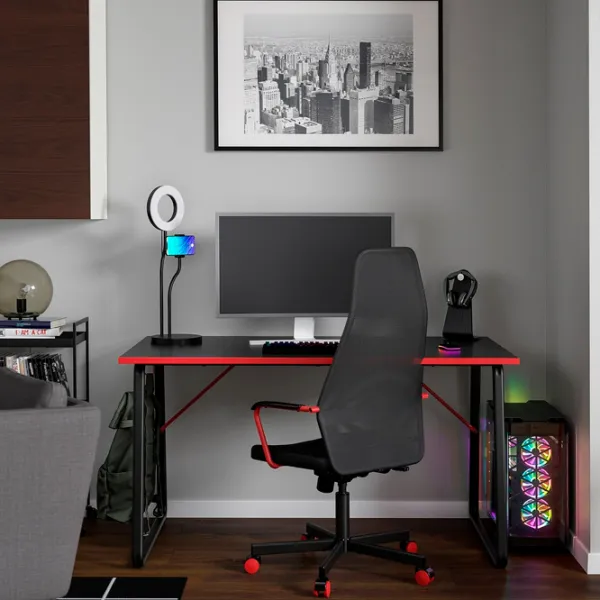 Masă de birou Ikea Huvudspelare PAL/ Black photo 2