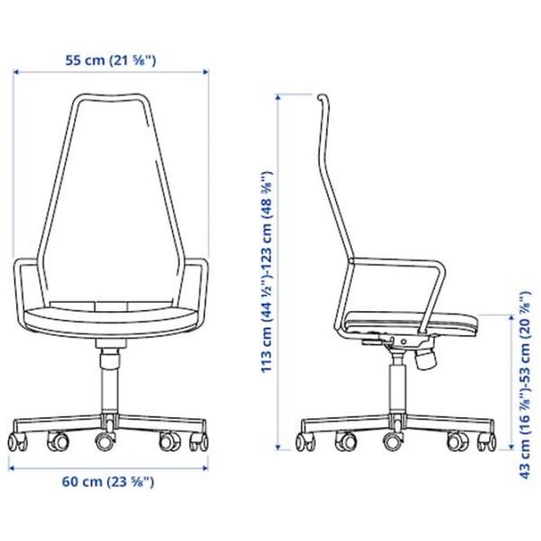 Masă de birou Ikea Huvudspelare PAL/ Black photo 7