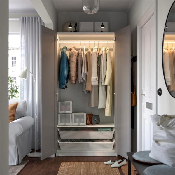 Dulap Ikea Pax/Gullaberg 100 x 60 x 201.2 / DSP / Alb photo 3