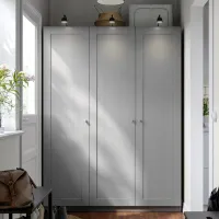 Шкаф Ikea Pax/Gullaberg 150 x 60см x 201.2 / ДСП / Темно серый photo 2