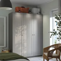 Шкаф Ikea Pax/Gullaberg 150 x 60см x 201.2 / ДСП / Темно серый photo 4