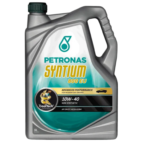 Моторное масло PETRONAS SYNTIUM 800 EU 10W-40 5л синтетическое photo 1