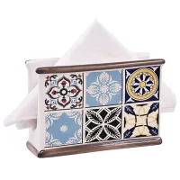 Suport pentru șervețele Maestro Mr-20005-44  Ceramică / Multicolor