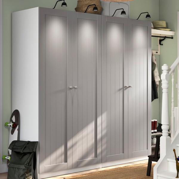 Dulap Ikea Pax/Gullaberg 200 x 60 x 201.2 / DSP / Gray photo 2