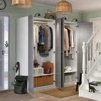 Dulap Ikea Pax/Gullaberg 200 x 60 x 201.2 / DSP / Gray photo 3