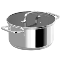 Кастрюля BergHOFF Helix 6.6л Нержавеющая сталь / Стальной