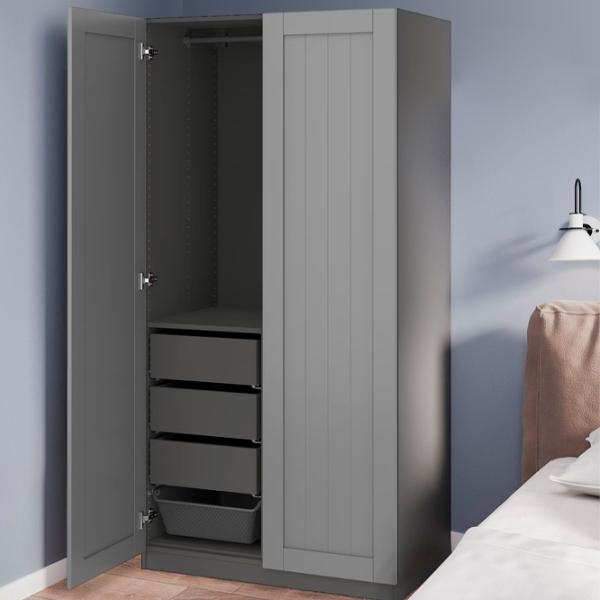 Dulap Ikea Pax/Gullaberg 100 x 60 x 201.2 / DSP / Gri închis photo 3