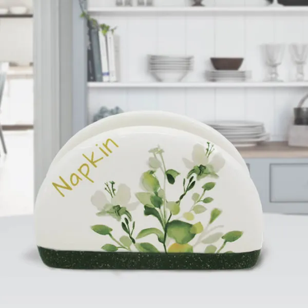 Suport pentru șervețele Maestro Mr-20032-44  Ceramică / White photo 3 Suport pentru șervețele Maestro Mr-20032-44  Ceramică / White photo 3