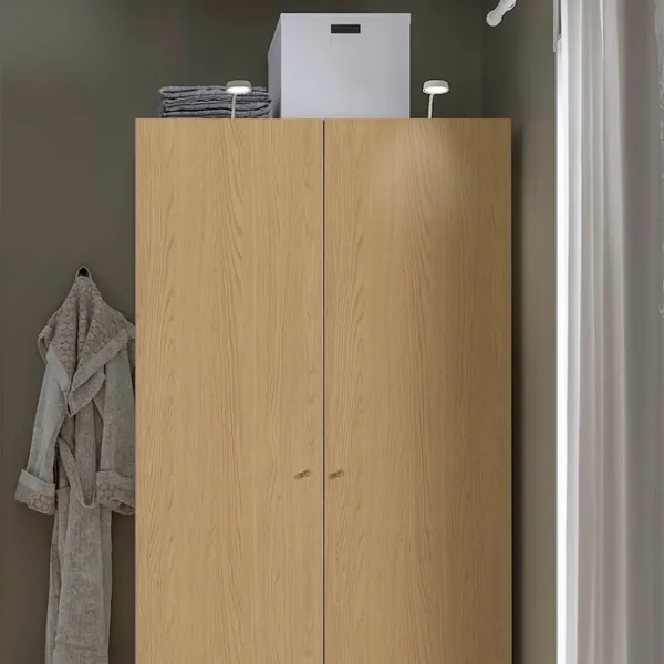 Шкаф Ikea Pax/Storklinta 100 x 60см x 201.2 / ДСП / Белый photo 3