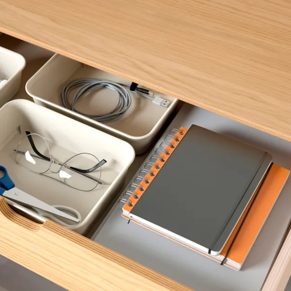 Masă de birou Ikea Ridspo/Bjorkberget PAL/ Brown photo 5