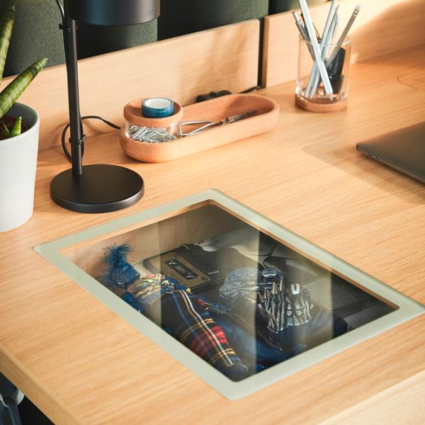 Masă de birou Ikea Ridspo/Bjorkberget PAL/ Brown photo 7