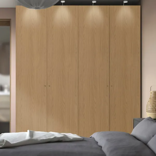 Шкаф Ikea Pax/Storklinta 200 x 60см x 236.4 / ДСП / Белый photo 2