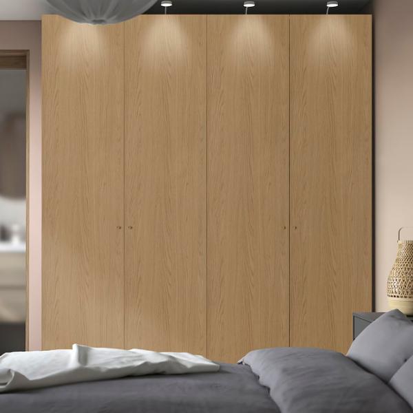 Шкаф Ikea Pax/Storklinta 200 x 60см x 236.4 / ДСП / Белый photo 2