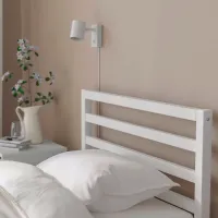 Кровать Ikea Tarva/Luroy 90 x 200 см / Массив / Белый photo 4