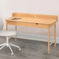 Офисный стол Ikea Ridspo/Langfjall ДСП/ Коричневый photo 3