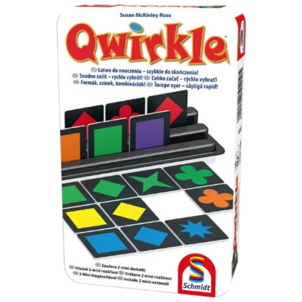 Joc de masă Schimdt Qwirkle Metal Box 6+/ Pentru petreceri photo 1