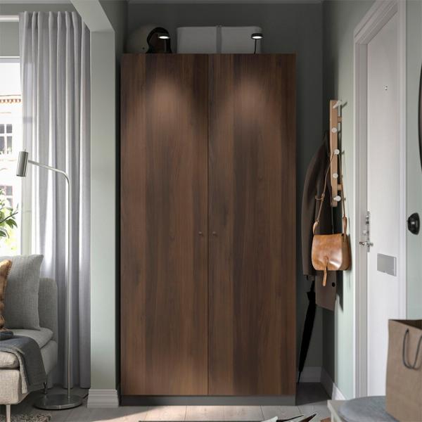 Dulap Ikea Pax/Storklinta 100 x 37.7 x 201.2 / DSP / Gri închis photo 2