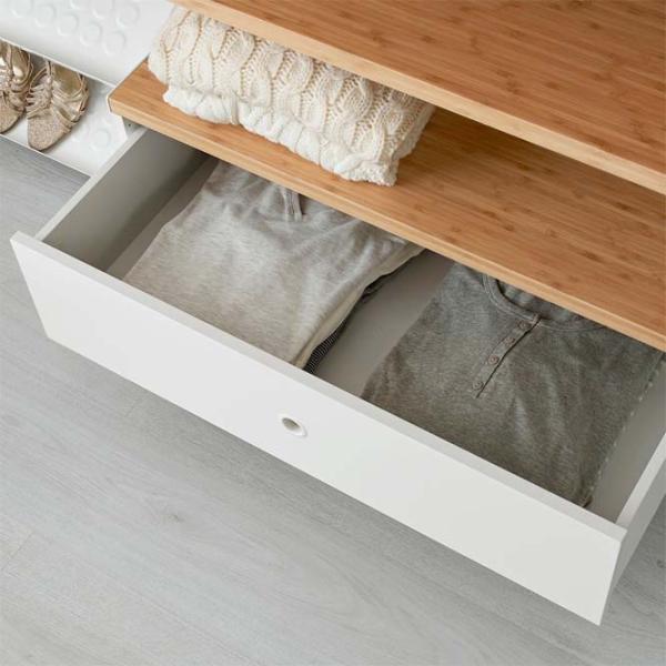 Etajeră Ikea Elvarli White-Bamboo / MDF photo 4