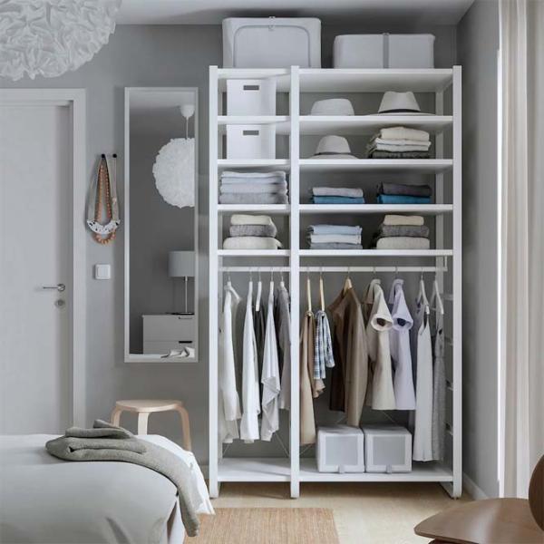 Etajeră Ikea Elvarli White / MDF photo 2 Etajeră Ikea Elvarli White / MDF photo 2