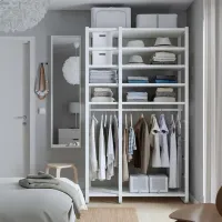 Etajeră Ikea Elvarli White / MDF photo 2