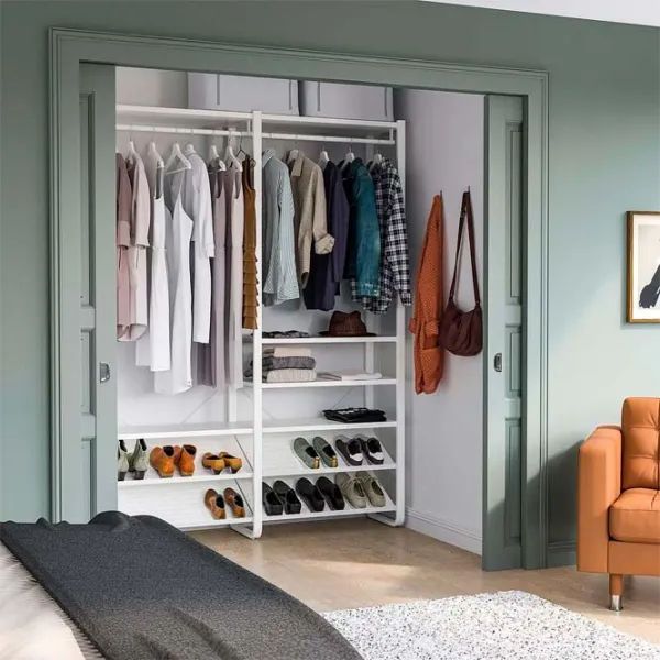 Стеллаж Ikea Elvarli Белый / МДФ photo 2 Стеллаж Ikea Elvarli Белый / МДФ photo 2
