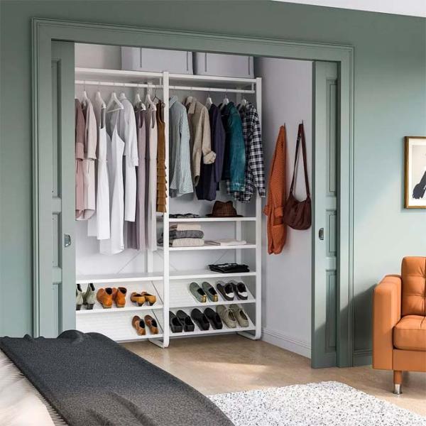 Стеллаж Ikea Elvarli Белый / МДФ photo 2 Стеллаж Ikea Elvarli Белый / МДФ photo 2