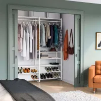 Etajeră Ikea Elvarli White / MDF photo 2