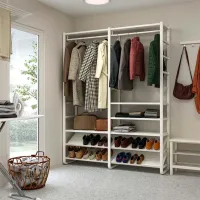 Etajeră Ikea Elvarli White / MDF photo 3