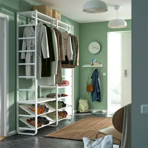 Стеллаж Ikea Elvarli Белый / МДФ photo 4 Стеллаж Ikea Elvarli Белый / МДФ photo 4