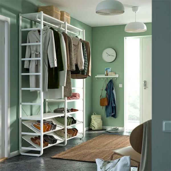 Стеллаж Ikea Elvarli Белый / МДФ photo 4 Стеллаж Ikea Elvarli Белый / МДФ photo 4