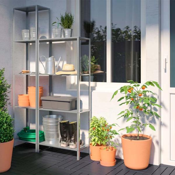 Etajeră Ikea Hyllis  Inox / Oțel inoxidabil photo 2 Etajeră Ikea Hyllis  Inox / Oțel inoxidabil photo 2