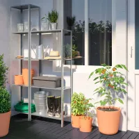 Etajeră Ikea Hyllis Inox / Oțel inoxidabil photo 2