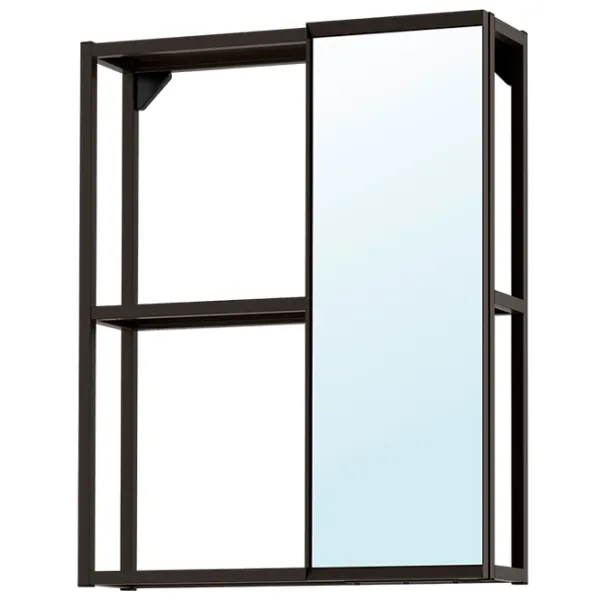 Шкаф с зеркалом Ikea Enhet 75 x 60 x 17см / Сталь / Anthracite photo 1 Шкаф с зеркалом Ikea Enhet 75 x 60 x 17см / Сталь / Anthracite photo 1