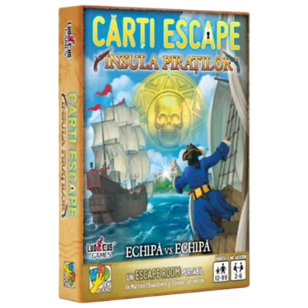 Joc de masă Ludicus Games Deckscape: The Pirates' Island 12+/ Strategie photo 1 Joc de masă Ludicus Games Deckscape: The Pirates' Island 12+/ Strategie photo 1