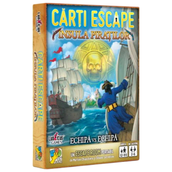 Joc de masă Ludicus Games Deckscape: The Pirates' Island 12+/ Strategie photo 1 Joc de masă Ludicus Games Deckscape: The Pirates' Island 12+/ Strategie photo 1