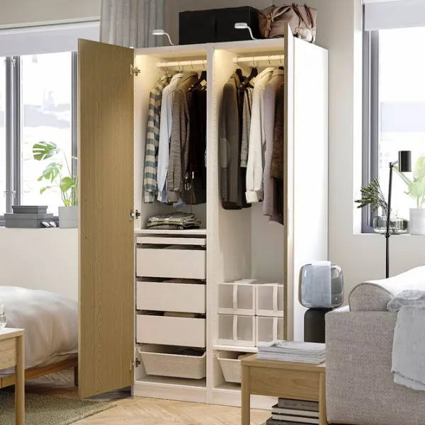 Dulap Ikea Pax/Tonstad 100 x 60 x 201.2 / DSP / Alb photo 5