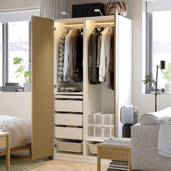 Dulap Ikea Pax/Tonstad 100 x 60 x 201.2 / DSP / Alb photo 5