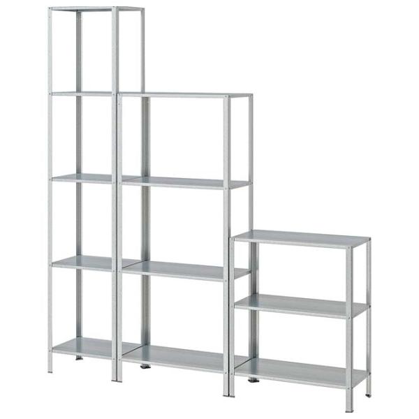 Etajeră Ikea Hyllis  Inox / Oțel inoxidabil photo 1
