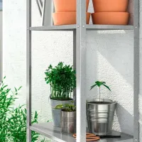 Etajeră Ikea Hyllis Inox / Oțel inoxidabil photo 4