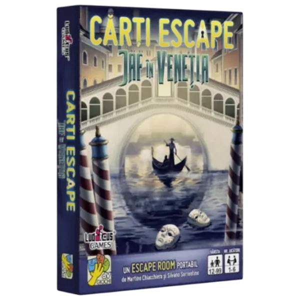 Joc de masă Ludicus Games Deckscape: Heist in Venice 12+/ Strategie photo 1 Joc de masă Ludicus Games Deckscape: Heist in Venice 12+/ Strategie photo 1