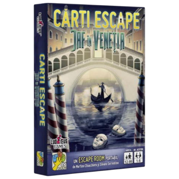 Joc de masă Ludicus Games Deckscape: Heist in Venice 12+/ Strategie photo 1 Joc de masă Ludicus Games Deckscape: Heist in Venice 12+/ Strategie photo 1
