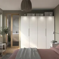 Dulap Ikea Pax/Tonstad 200 x 60 x 201.2 / DSP / Alb photo 4