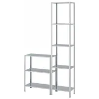 Стеллаж Ikea Hyllis  Нержавеющая сталь / Нержавеющая сталь