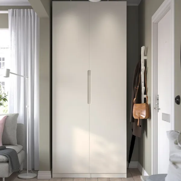 Шкаф Ikea Pax/Tonstad 100 x 60см x 236.4 / ДСП / Белый photo 2